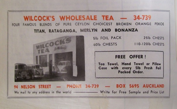 Wilcock's wholesale tea Wises Directory from 1970 copy