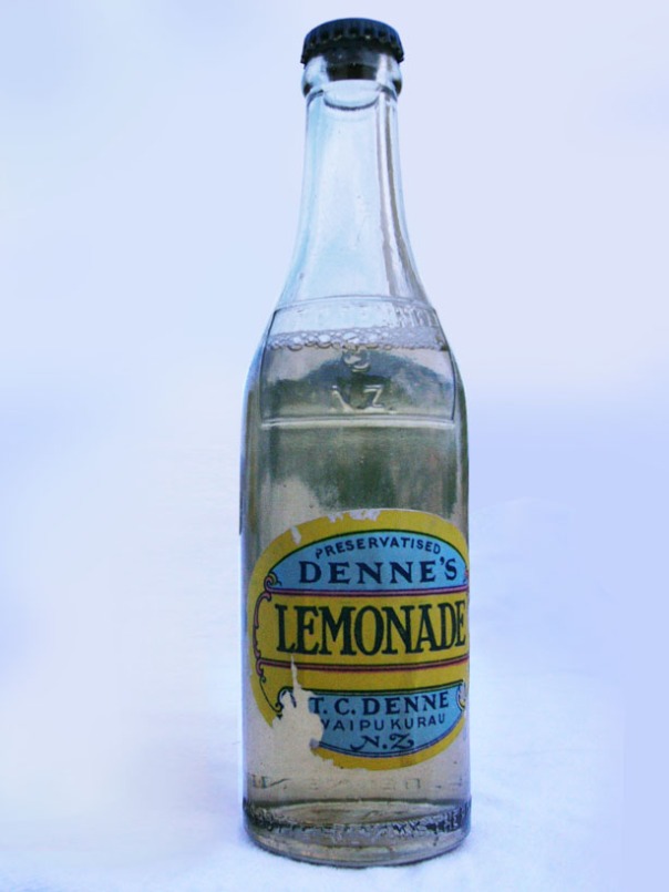 Denne lemonade labelled circa 1928-1940 credit Tony Smith