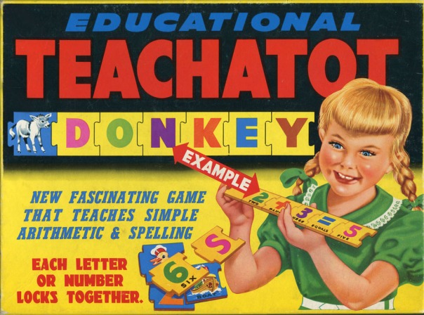 Teachatot Game by Holdsons 1960s-1970s retouched Bernard Roundhill