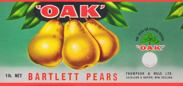 2a Oak - Bartlett Pears label - Mike Davidson - poss Roundhill art edit copy sml